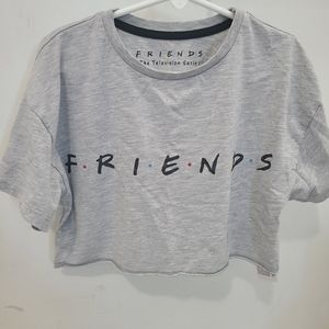 FRIENDS crop top-Grey